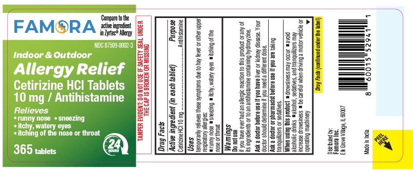 Cetirizine 10 mg front