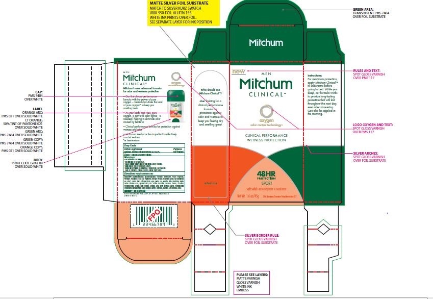 Mitchum Clinical Soft Solid Sport