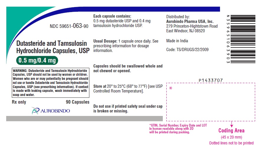 PACKAGE LABEL-PRINCIPAL DISPLAY PANEL - 0.5 mg/0.4 mg (90 Capsules Bottle)
