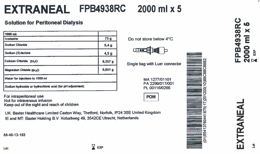 Representative Extraneal Carton Label