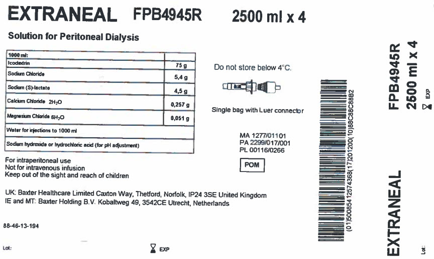 Representative Extraneal Carton Label