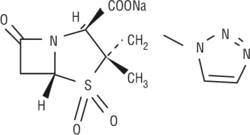 Chemical Structure of Tazobactam Sodium
