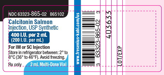 PACKAGE LABEL - PRINCIPAL DISPLAY – Calcitonin Salmon 2 mL Vial Label
