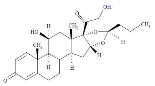 Budesonide Structural Formula 2