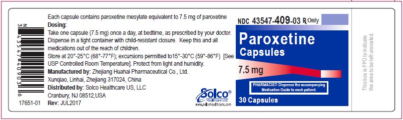 Paroxetine Capsule 7.5 mg-30 capsules