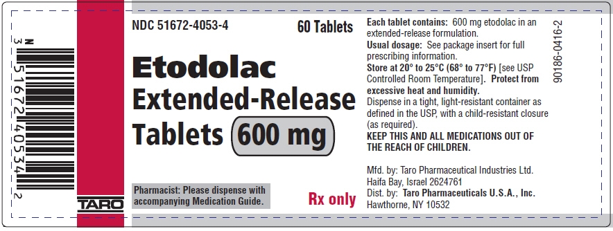 PRINCIPAL DISPLAY PANEL - 600 mg Bottle Label