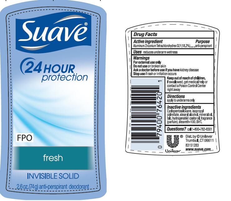 Suave IS Fresh 2.6 oz PDP