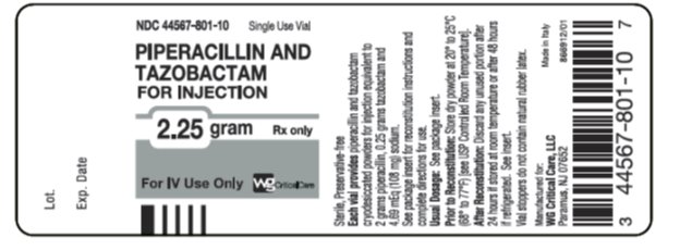 WGCC Pip Taz 2.25 g vial label