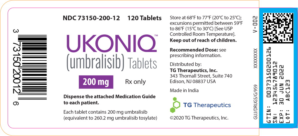 Principal Display Panel - 200 mg Bottle Label
