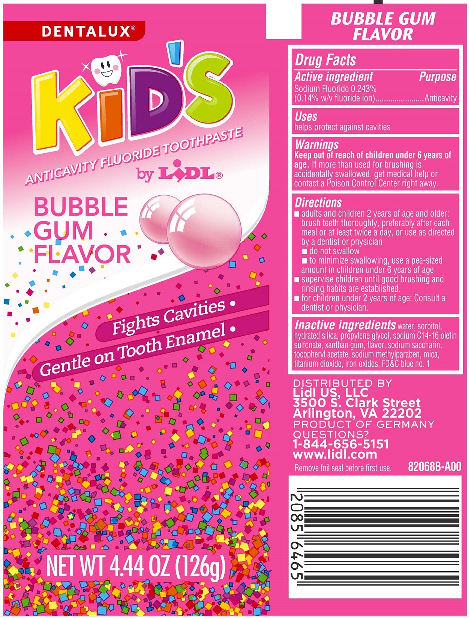 dentalux Kids Bubble Gum Flavor_layout