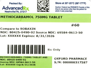 Methocarbamol 750mg #60