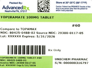 Topiramate 100mg #60