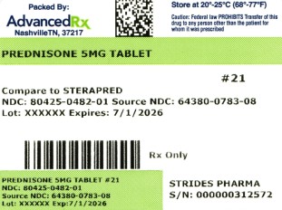 Prednisone 5mg #21