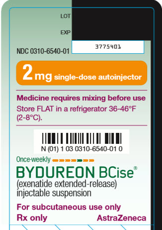 BYDUREON BCise 2 mg  pen label