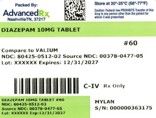 Diazepam 10mg #60
