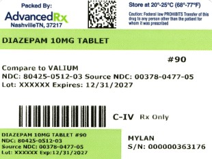Diazepam 10mg #90