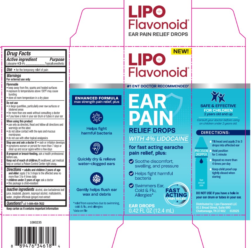 Lipoflavonoid Ear Pain Relief Drops