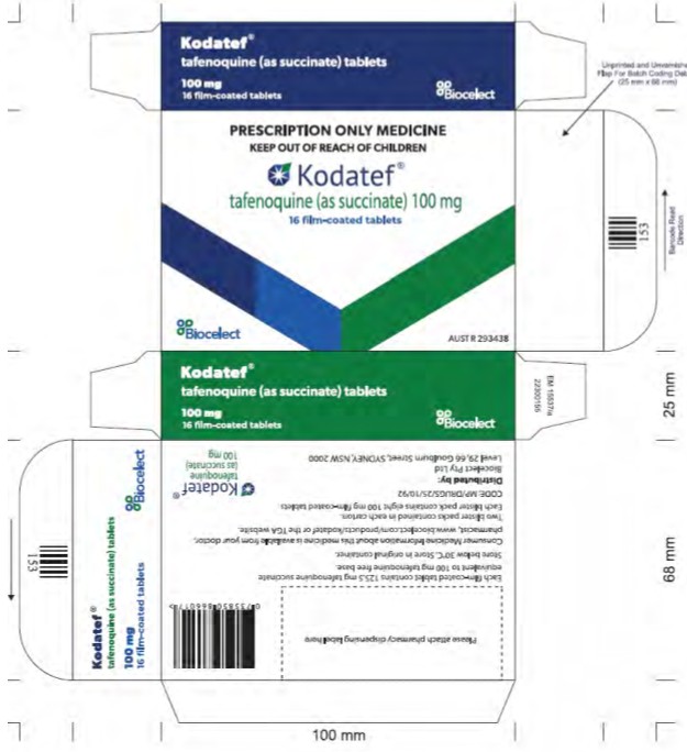 Kodatef carton label