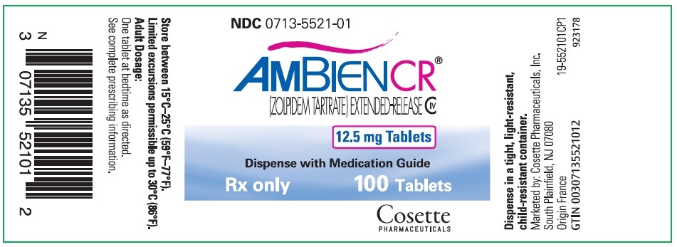 PRINCIPAL DISPLAY PANEL - 12.5 mg Tablet Bottle Label