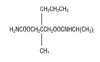 The structural formula for Carisoprodol Tablets USP are available as 350 mg round, white tablets for oral administration. Carisoprodol is a white, crystalline powder, having a mild, characteristic odo