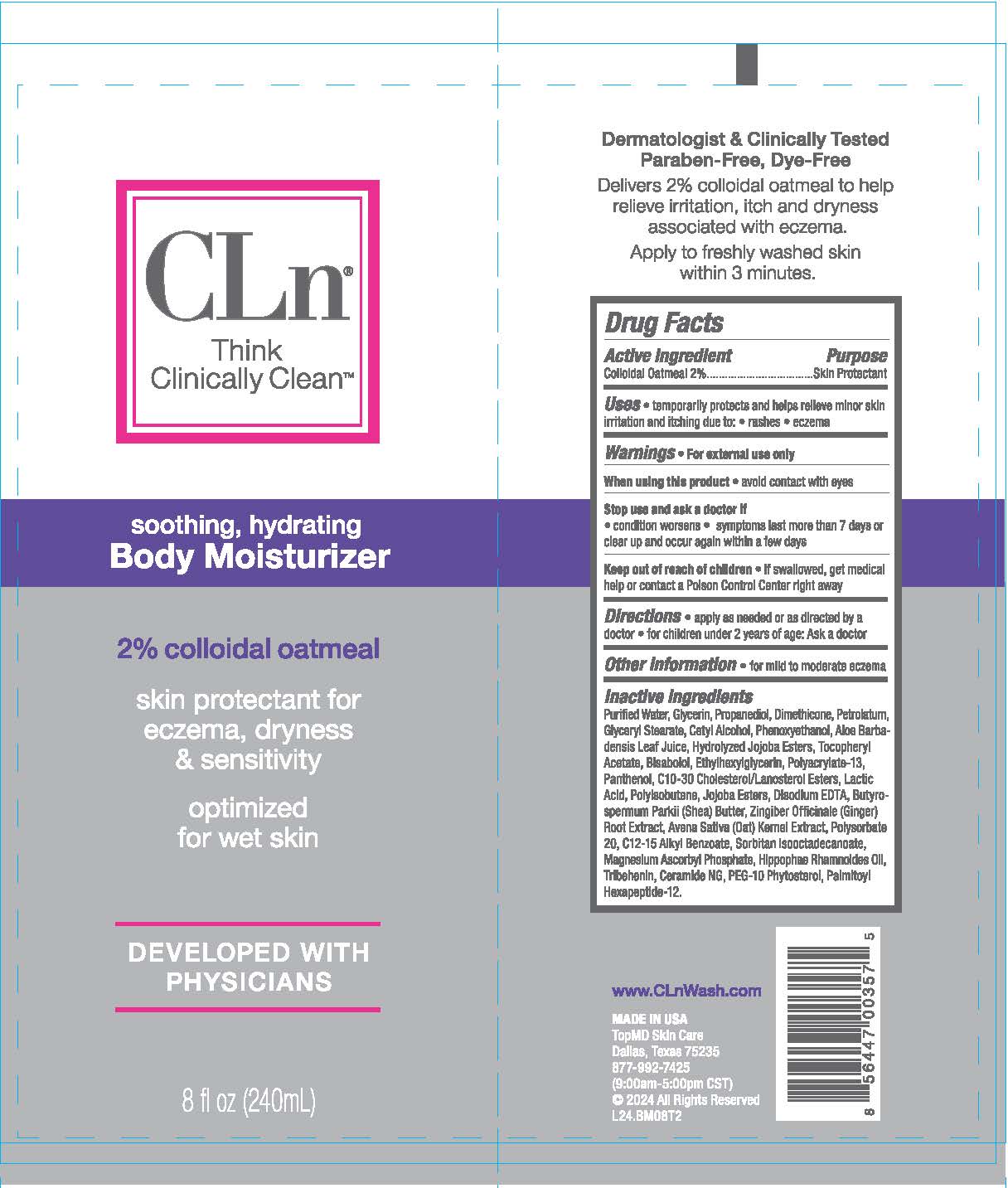 CLn Body Moisturizer 8 oz TUBE L24.BM08T2_06.17.24