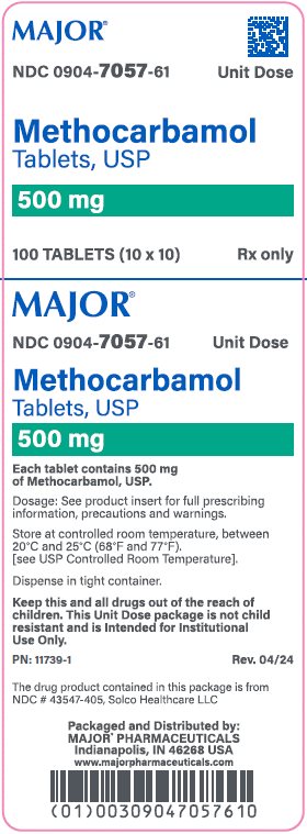 500mg carton label