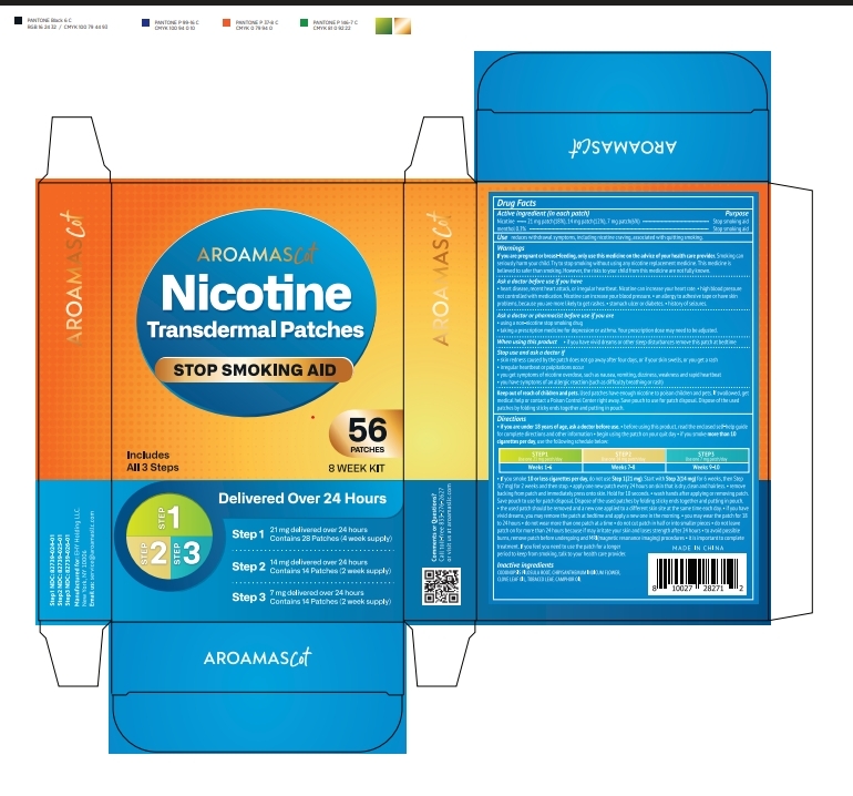 Aroamas Cot Nicotine Transdermal PATCH 56ct Kit