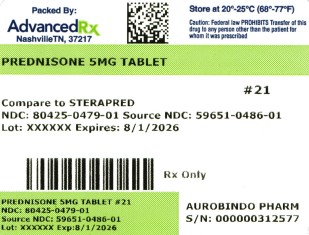 Prednisone 5mg #21