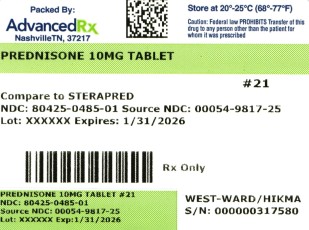 Prednisone 10mg #21