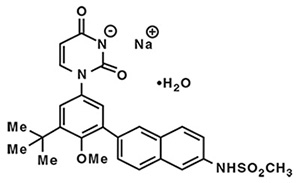 dasabavir-chem strucure xr