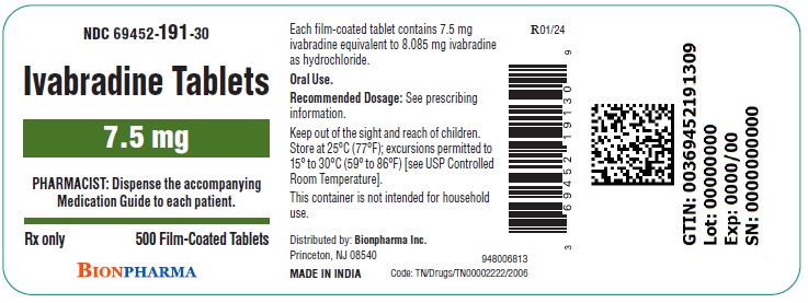 7.5 mg 500's Label