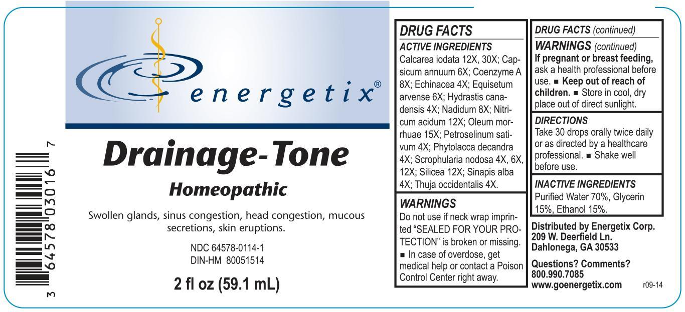 Drainage-Tone Label