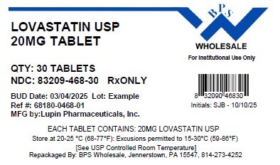 Lovastatin 20mg - 30