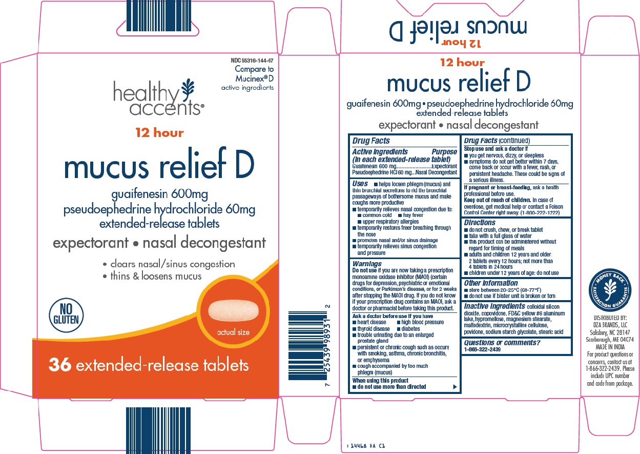 Healthy Accents Mucus Relief D image