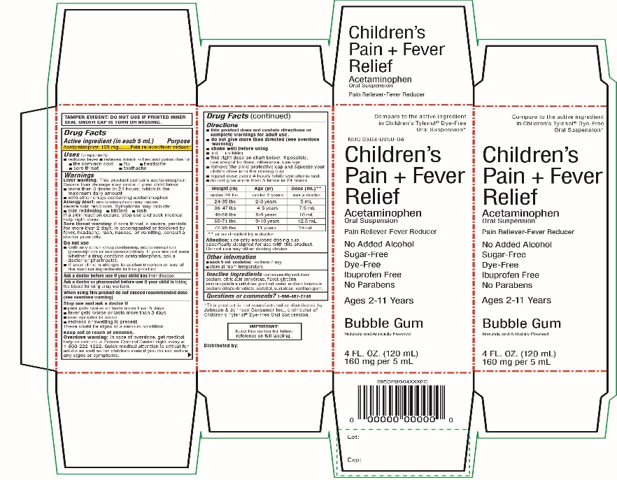 Walgreen Children's Pain+ Fever Relief Acetaminophen Oral Suspension