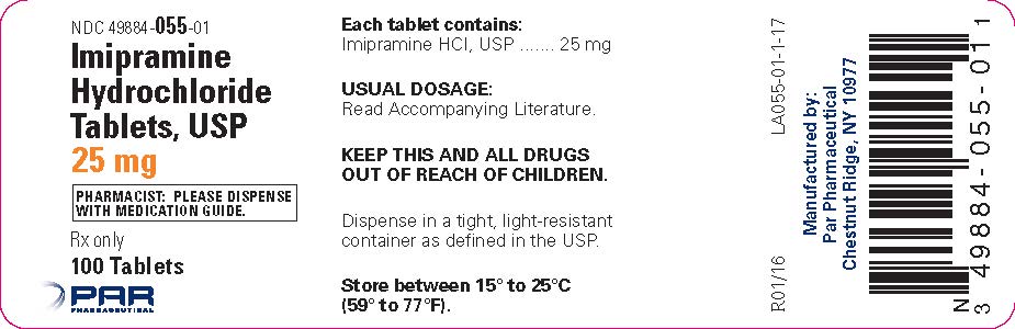 25 mg label - 100 count