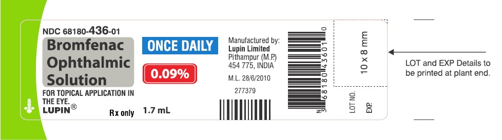 Bromfenac Ophthalmic Solution 1.7 mL-Bottle Label