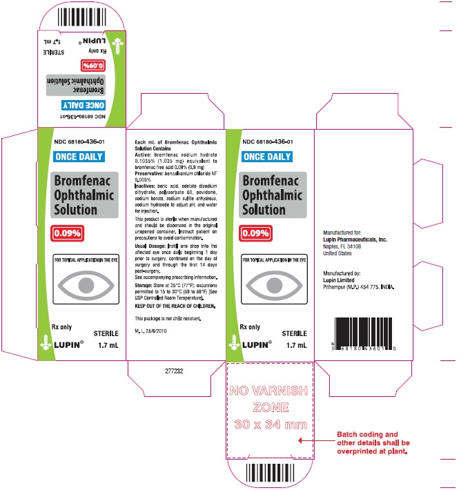 Bromfenac Ophthalmic Solution 1.7 mL-Carton Label