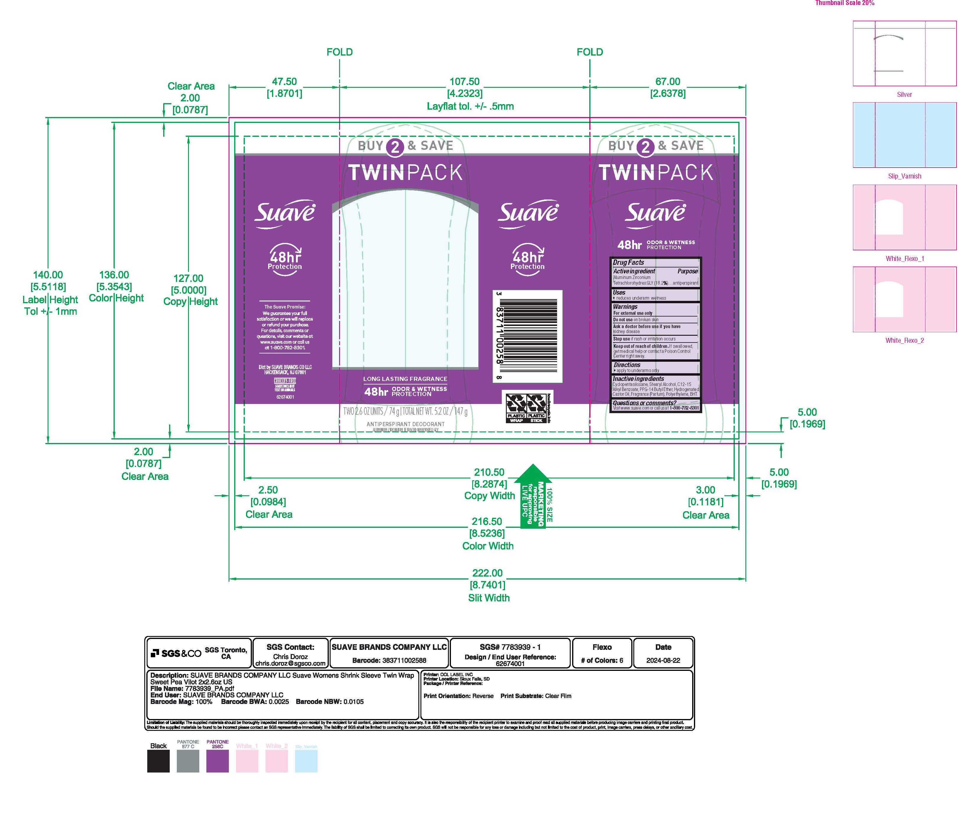 Sweet Pea Violet Twin Pack