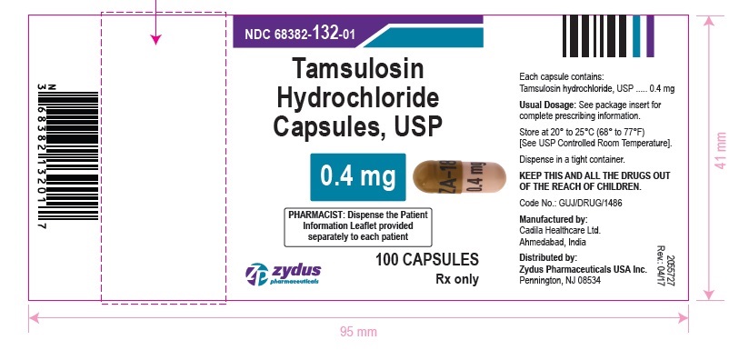 tamsulosin hcl capsules, 0.4 mg