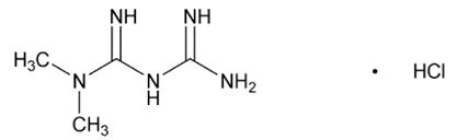 metformin-hydrochloride-structure