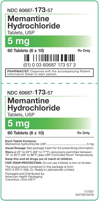 5 mg Memantine HCl Tablets Carton