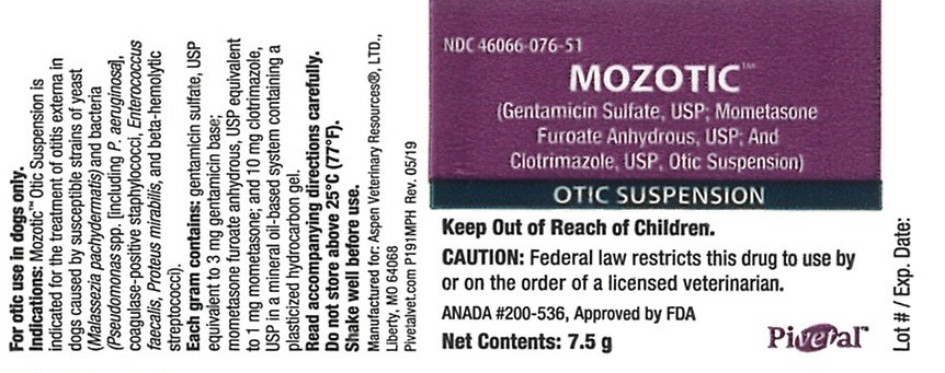 MOZOTIC 7.5g Bottle Label