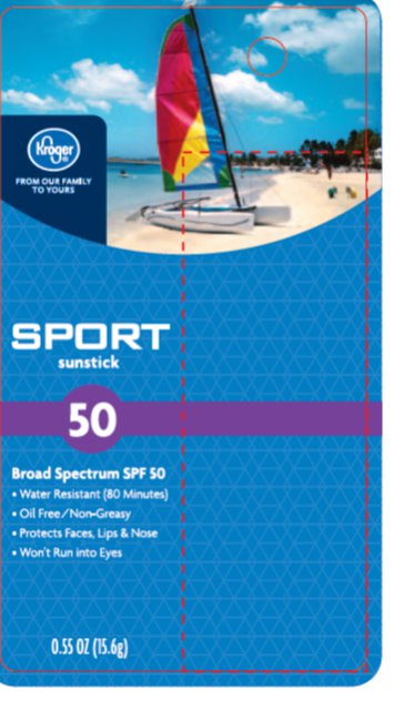 Kroger Sport SPF 50 Front of Card