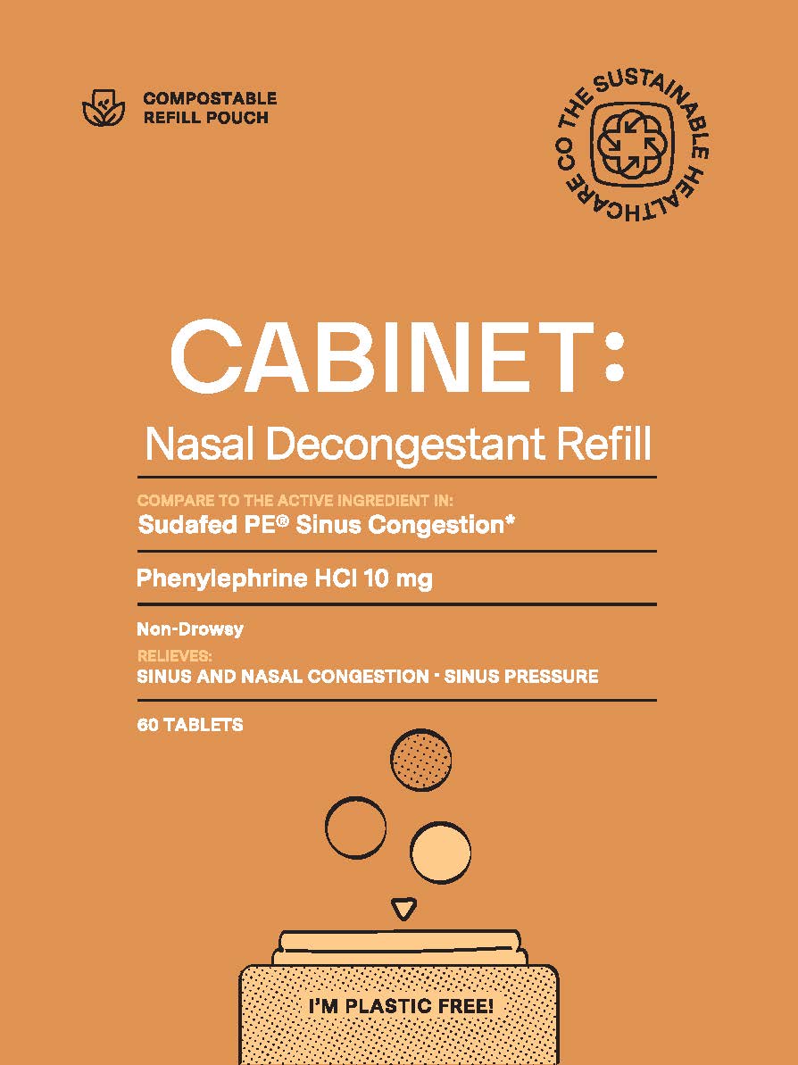 Nasal Decongestant Pouch Front