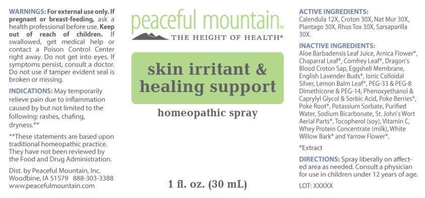 Skin Irritant and Healing Support