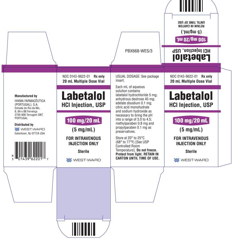 Labetalol Hydrochloride Injection USP 100mg/20ml