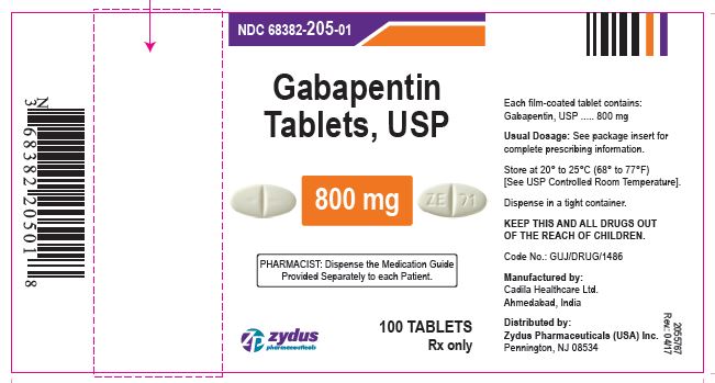 Gabapentin tablets