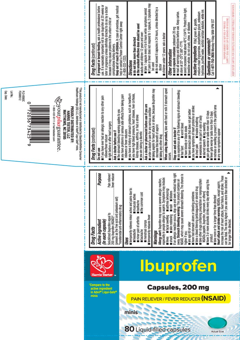 Solubilized ibuprofen equal to 200 mg ibuprofen (NSAID)* (present as the free acid and potassium salt) *nonsteroidal anti-inflammatory drug