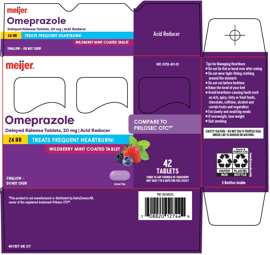 MEIJER OMEPRAZOLE WILDBERRY MINT CARTON IMAGE 1 OF 2